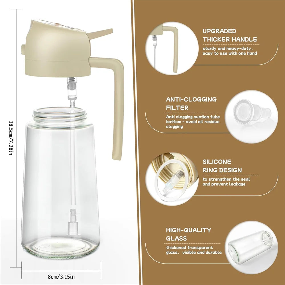 PakNex™ | 2-in-1 Oil Spray Bottle