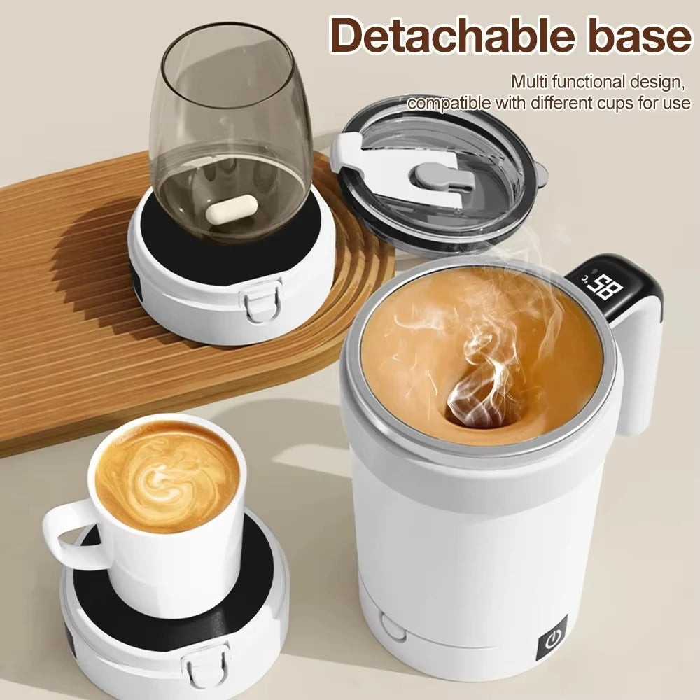 PakNex™ | Self-Stir Rechargeable Magnetic Coffee Mug
