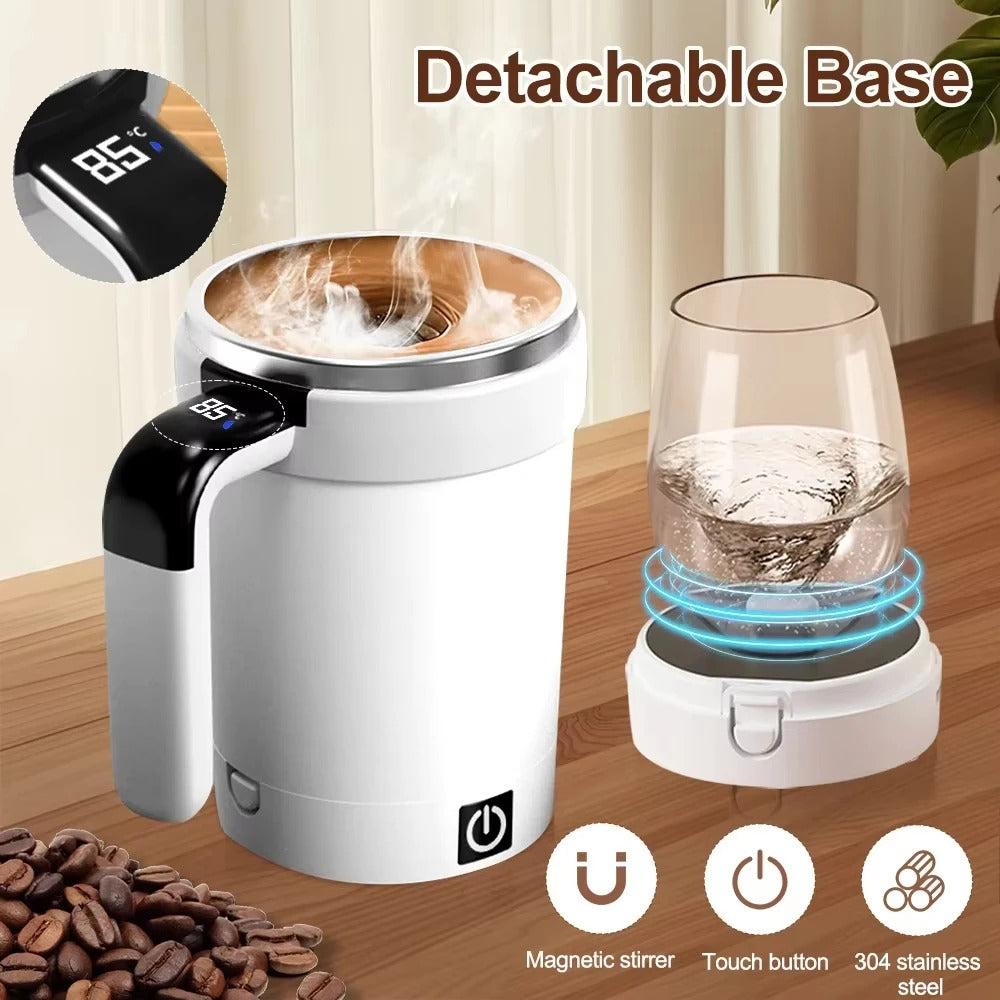 PakNex™ | Self-Stir Rechargeable Magnetic Coffee Mug